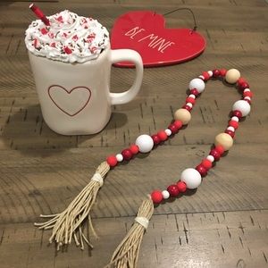 Valentine’s Farmhouse bead garland